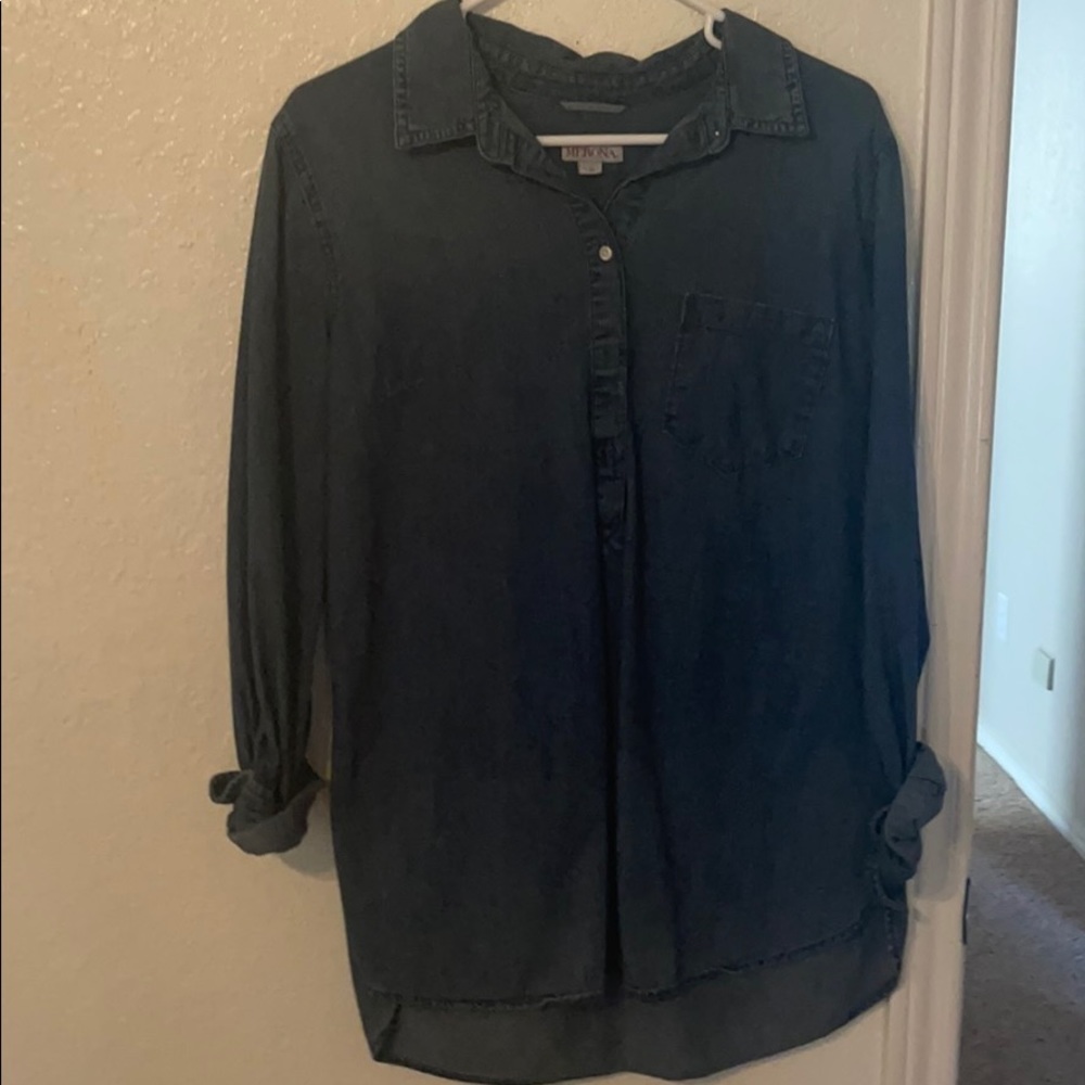 Denim blouse - large